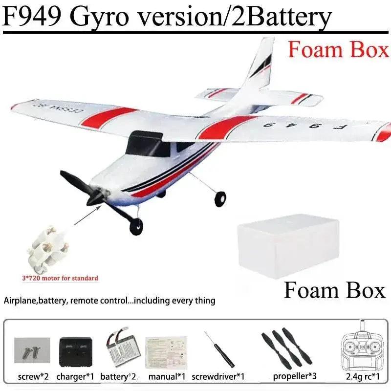  WLtoys F949S 3Ch RC Airplane with Gyroscope - Ready-to-Fly Outdoor  -  ToylandEU™