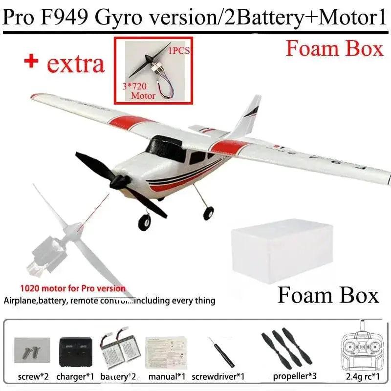  WLtoys F949S 3Ch RC Airplane with Gyroscope - Ready-to-Fly Outdoor  -  ToylandEU™