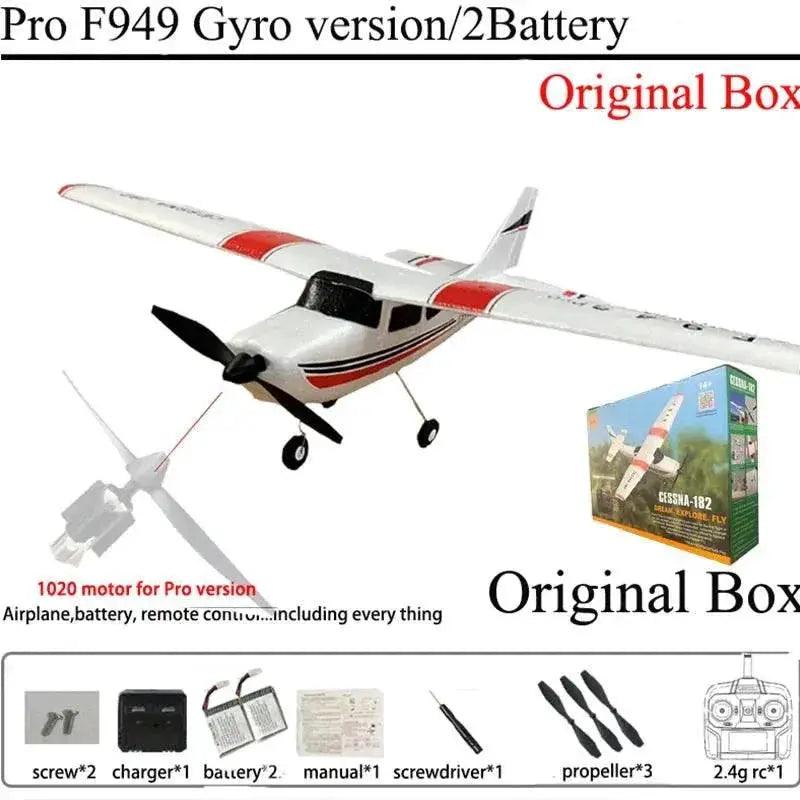  WLtoys F949S 3Ch RC Airplane with Gyroscope - Ready-to-Fly Outdoor  -  ToylandEU™
