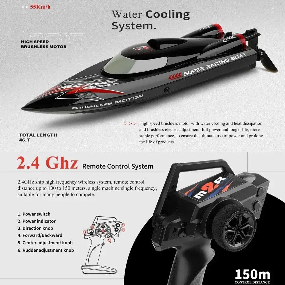  WLtoys High Speed RC Boat For Kids Outdoor Racing -  ToylandEU™
