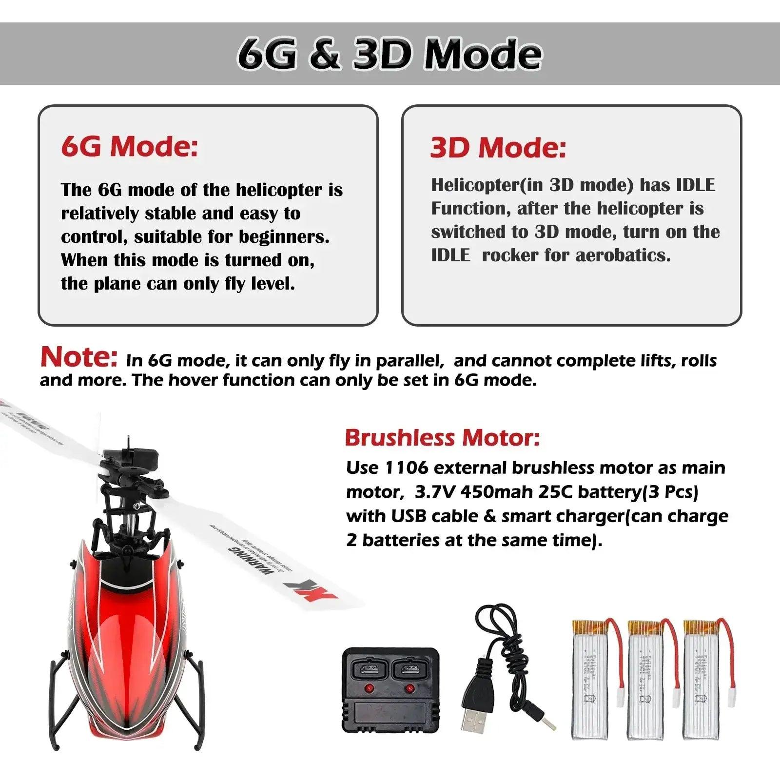  WLtoys K110S RC Helicopter Brushless Motor -  ToylandEU™