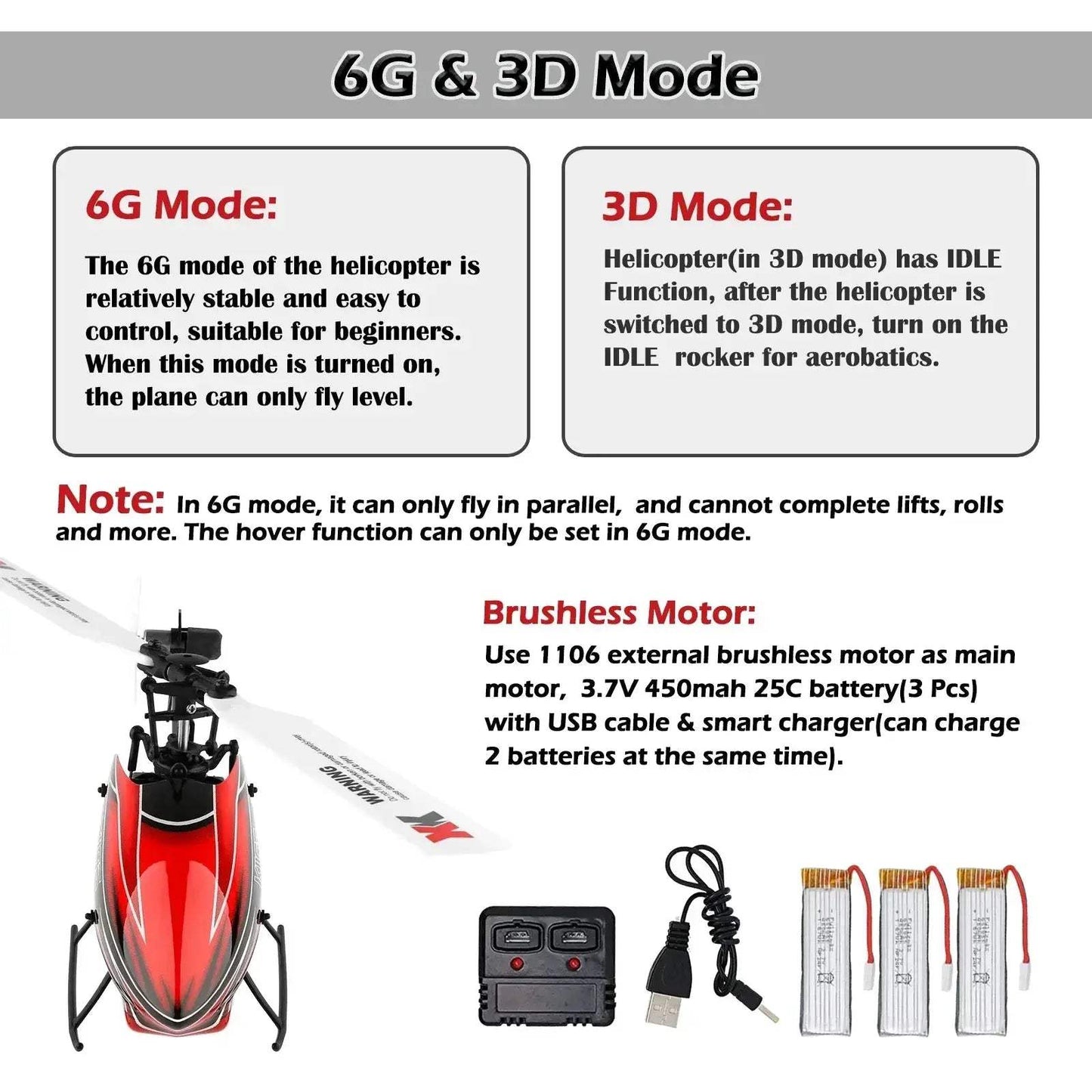 WLtoys K110S RC Helicopter With Brushless Motor For Adults - ToylandEU