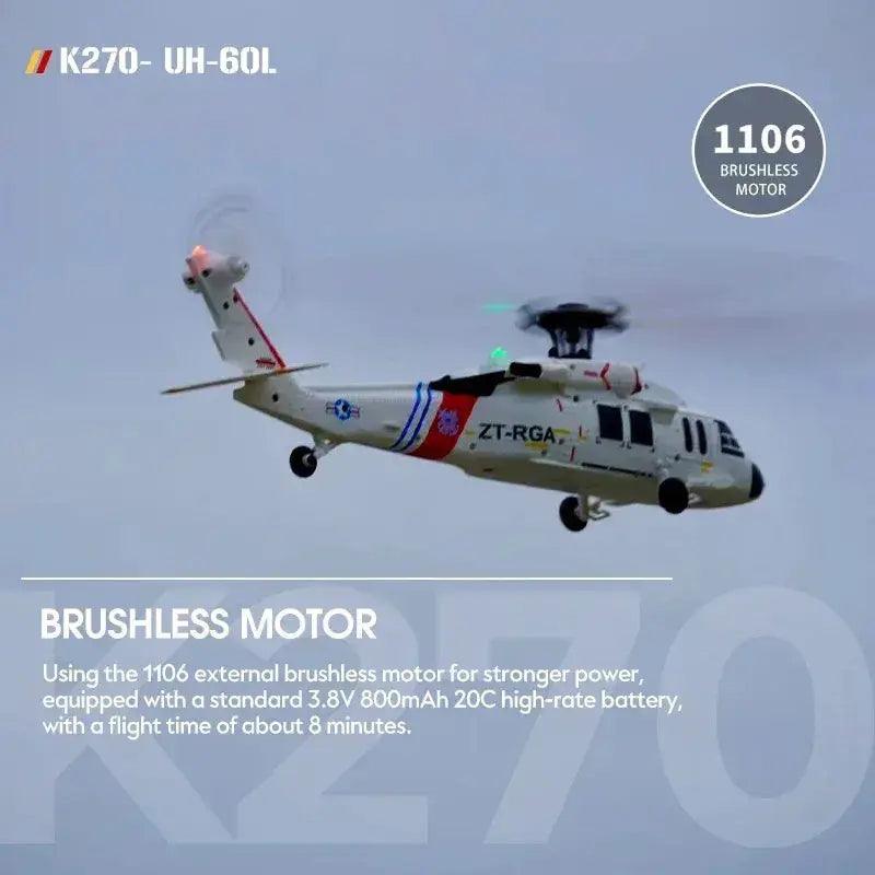  WLtoys K270 RC Helicopter Brushless 4CH Altitude Hold -  ToylandEU™