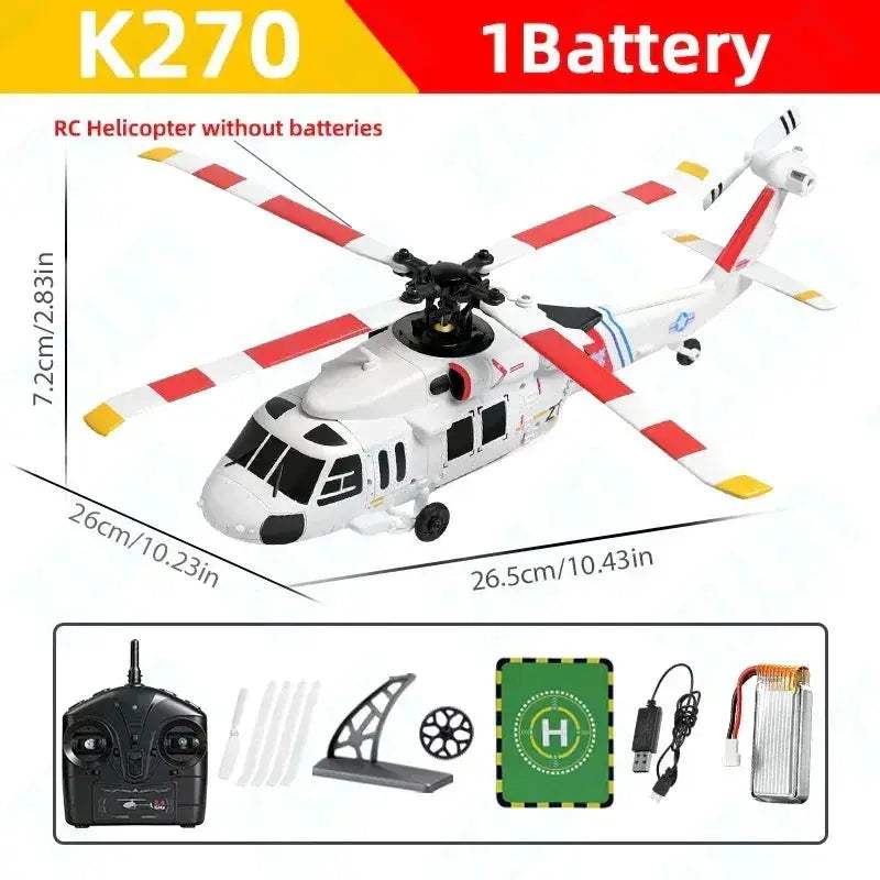 WLtoys K270 RC Helicopter Brushless 4CH Altitude Hold - ToylandEU