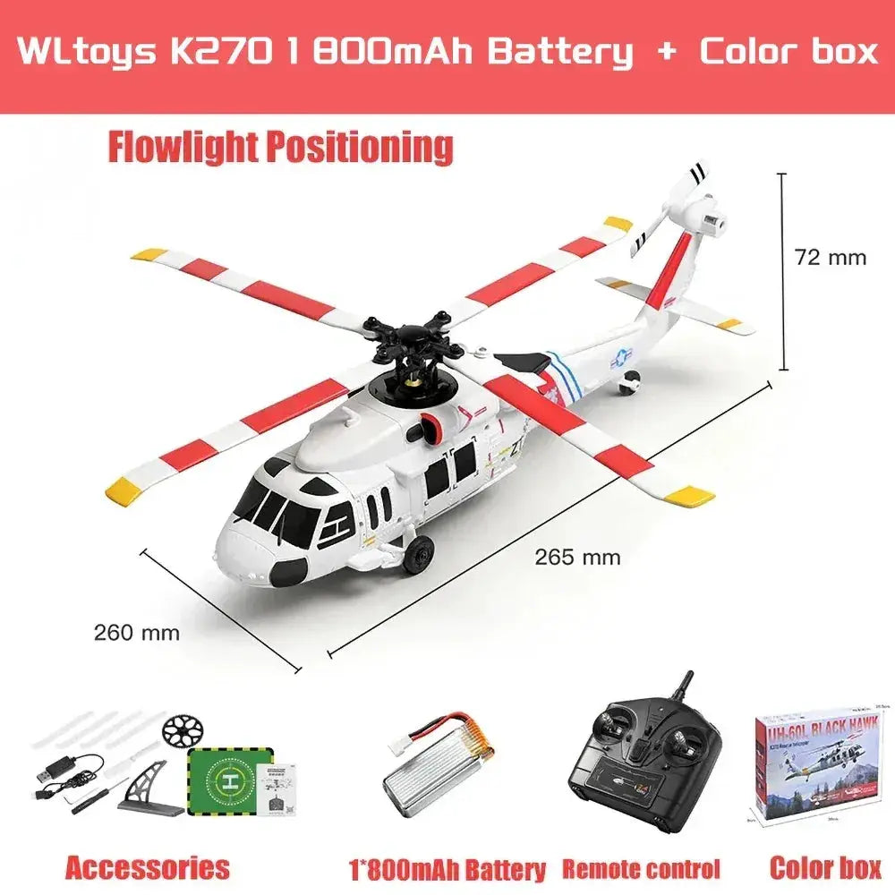 WLtoys K270 RC Helicopter Brushless 4CH Altitude Hold - ToylandEU
