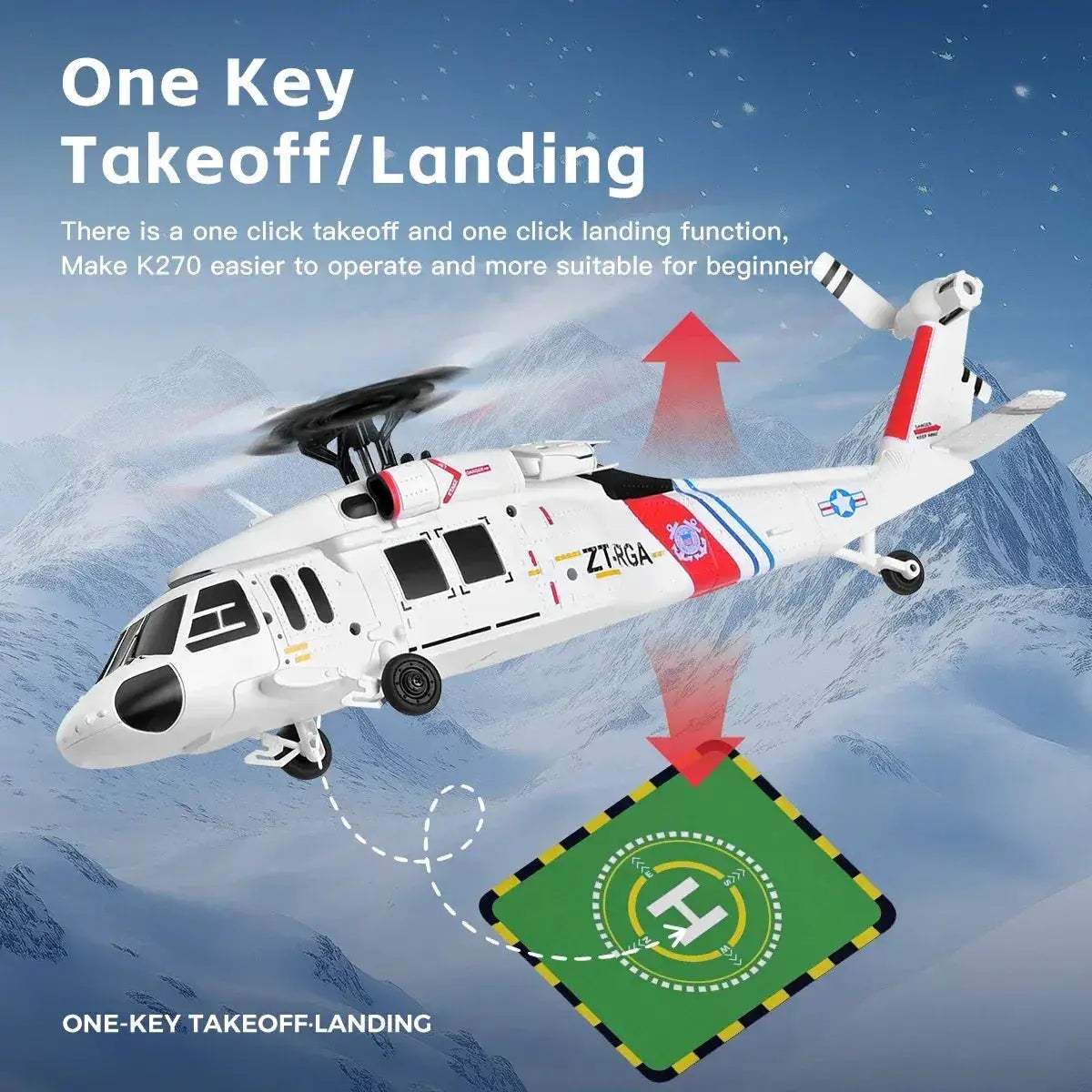 WLtoys K270 RC Helicopter Brushless Altitude Hold App Control - ToylandEU