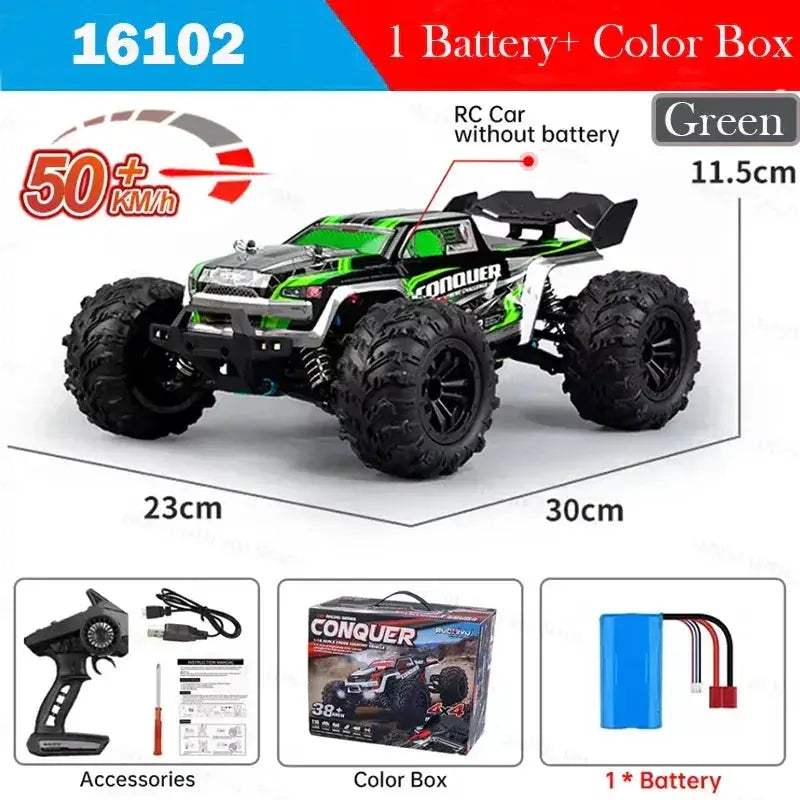 WLtoys RC Car 4x4 Off-Road High Speed With LED Lights - ToylandEU
