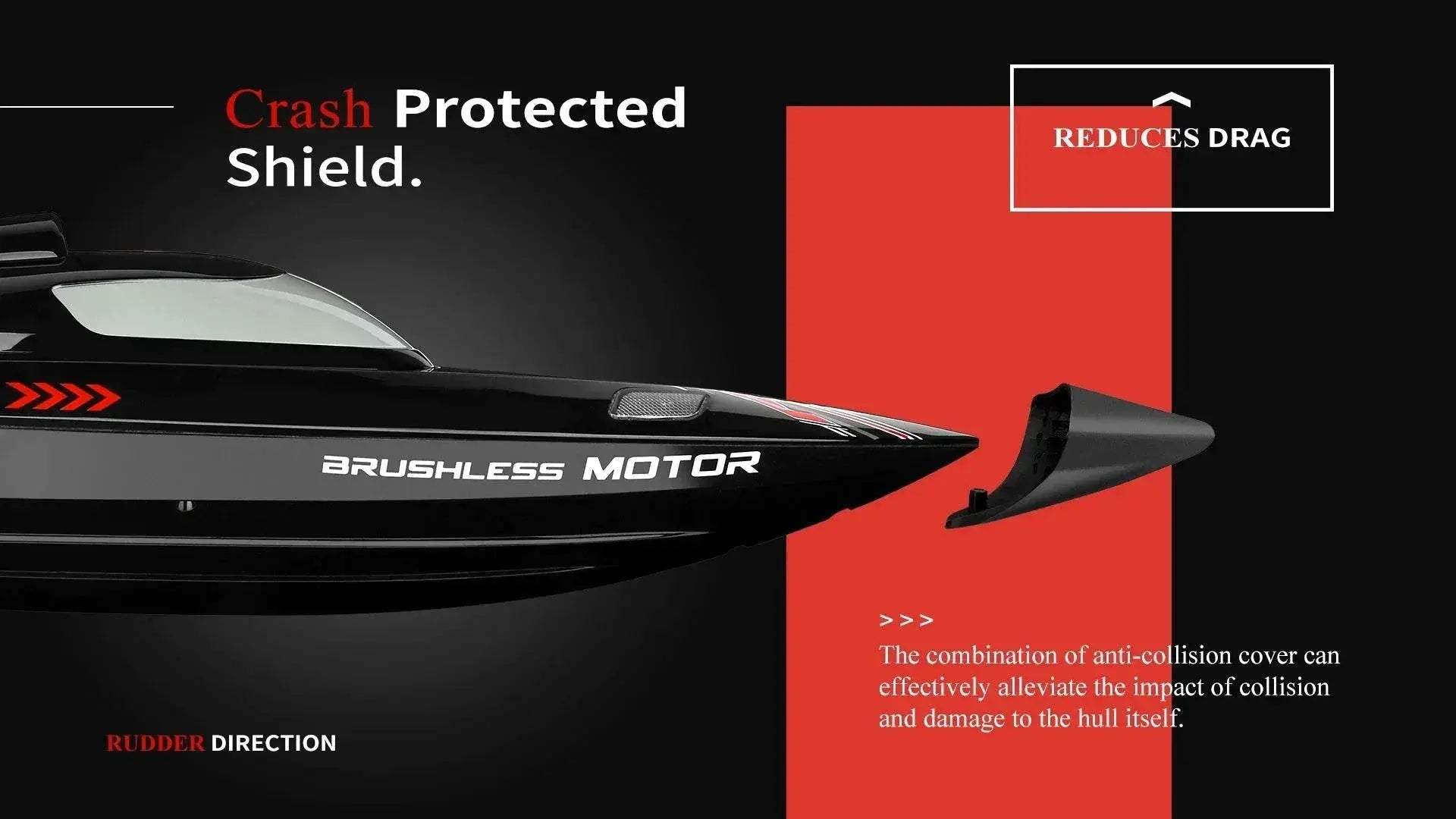 WLtoys WL916 WL912-A RC Boat High Speed Remote Control - ToylandEU