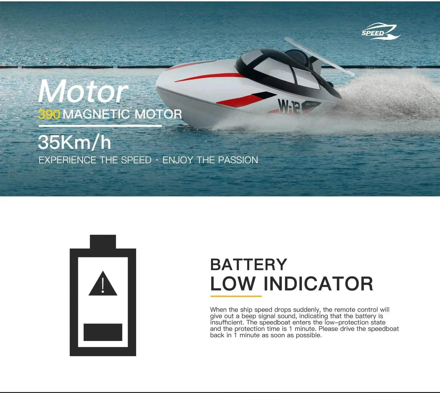 WLtoys WL916 WL912-A RC Boat High Speed Remote Control - ToylandEU