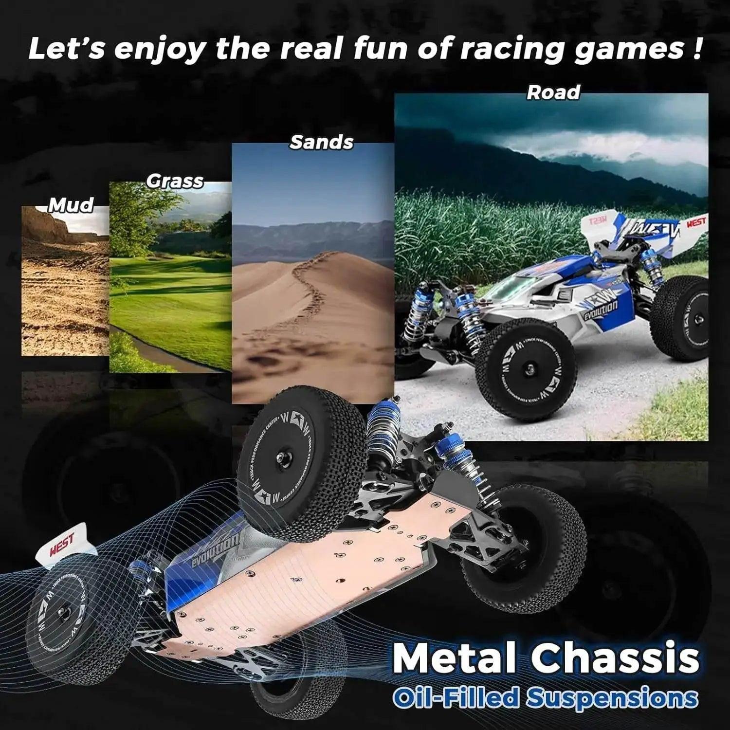  WLtoys144011 1/14 4WD RC Cars for Adults Max 43 Mph -  ToylandEU™
