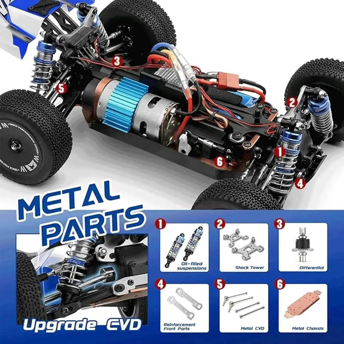  WLtoys144011 1/14 4WD RC Cars for Adults Max 43 Mph -  ToylandEU™