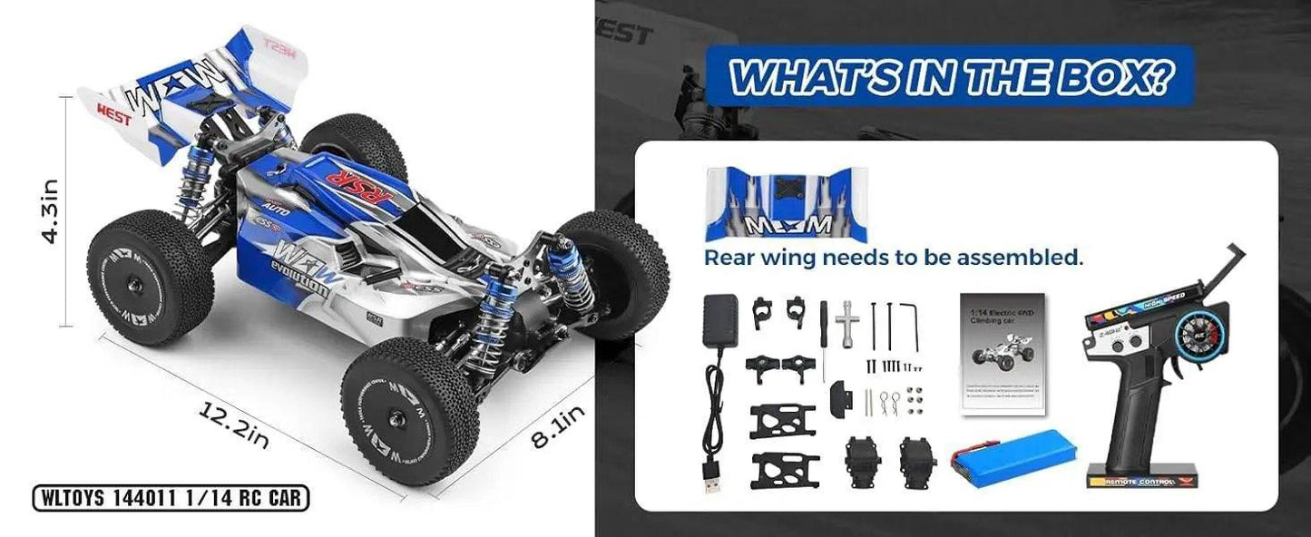  WLtoys144011 1/14 4WD RC Cars for Adults Max 43 Mph -  ToylandEU™