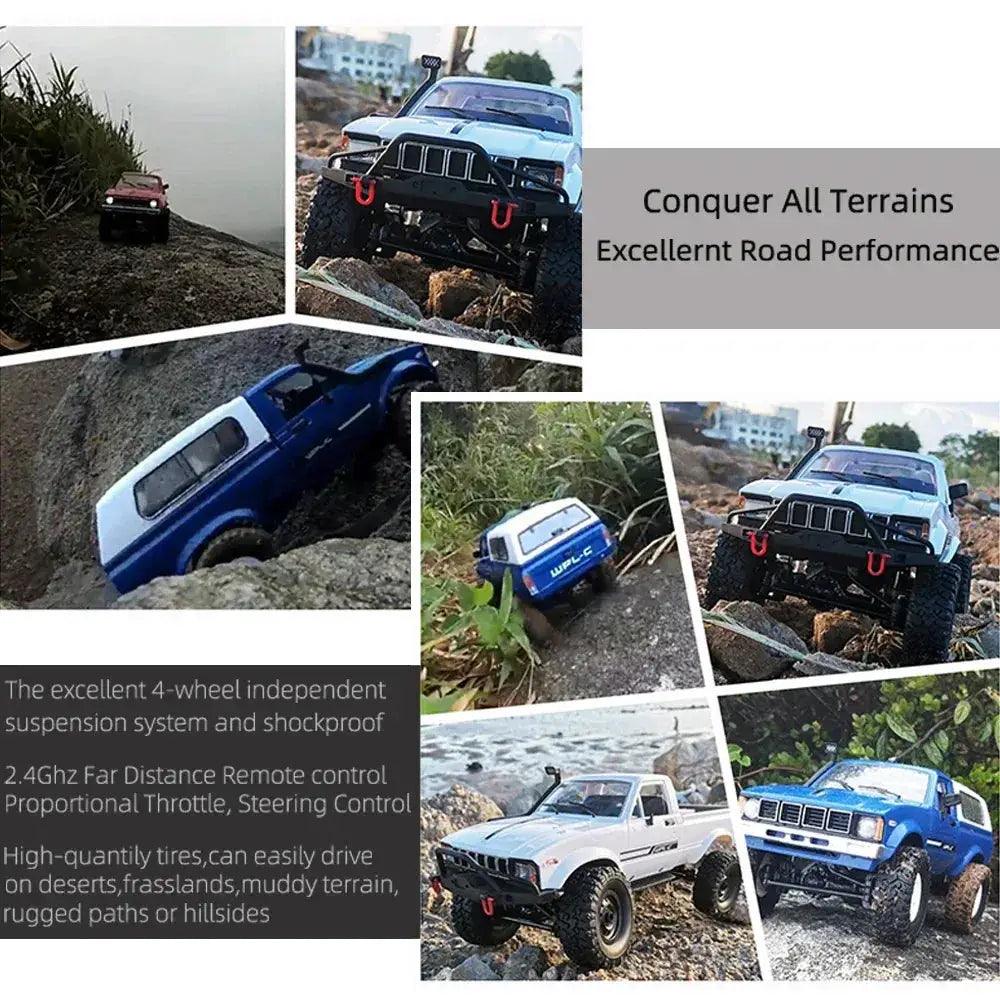  WPL C24 RC Car 4WD Rock Crawler Waterproof Durable -  ToylandEU™