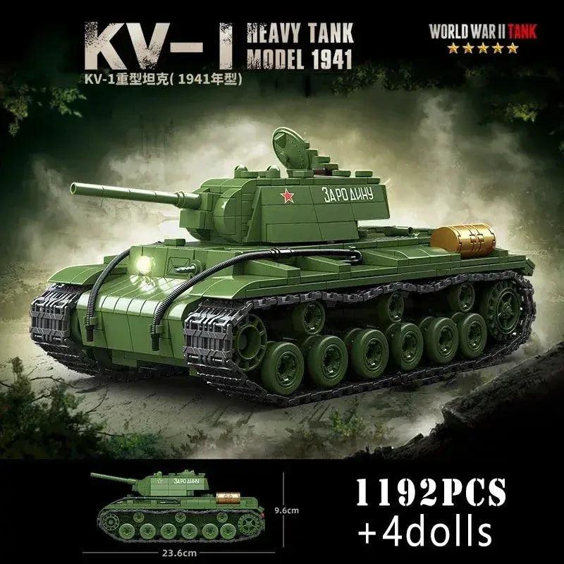  WW2 German Tank Building Blocks For Kids Educational -  ToylandEU™