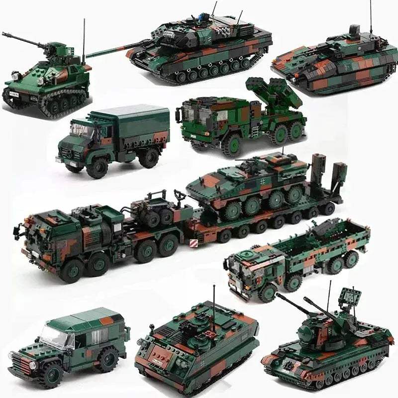 WW2 Military Tank Building Blocks Set for Kids Gift - ToylandEU