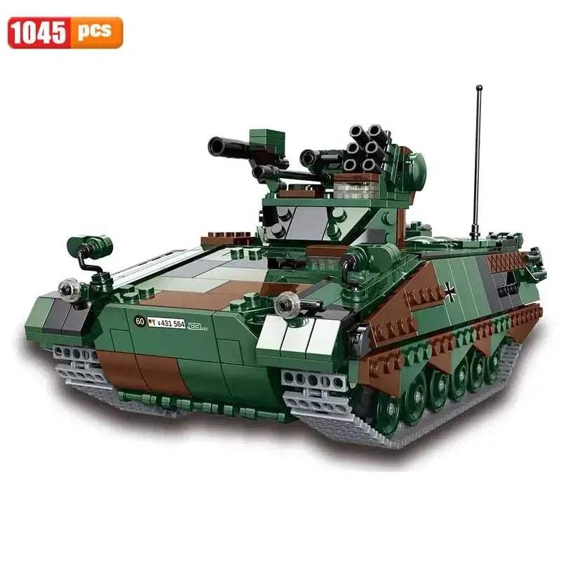 WW2 Military Tank Building Blocks Set for Kids Gift - ToylandEU
