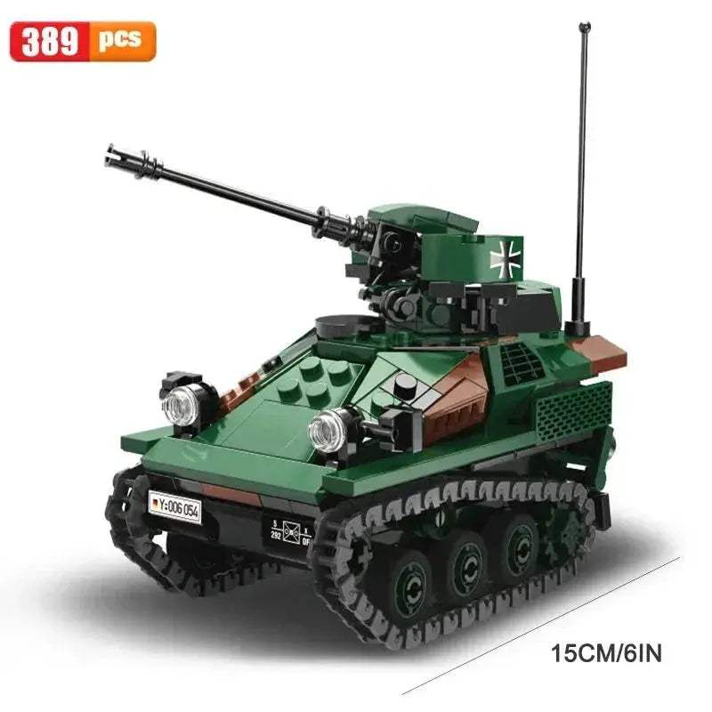WW2 Military Tank Building Blocks Set for Kids Gift - ToylandEU
