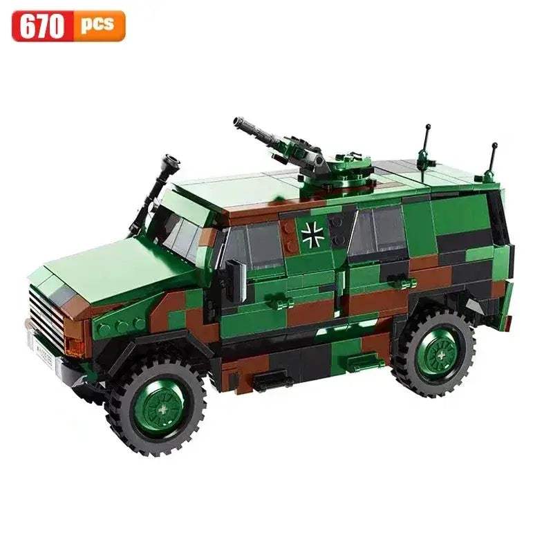 WW2 Military Tank Building Blocks Set for Kids Gift - ToylandEU