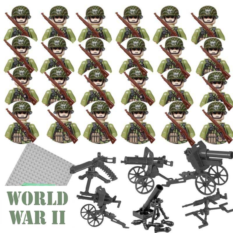 WW2 Minifigures | Set of 24 | Toylandeu™