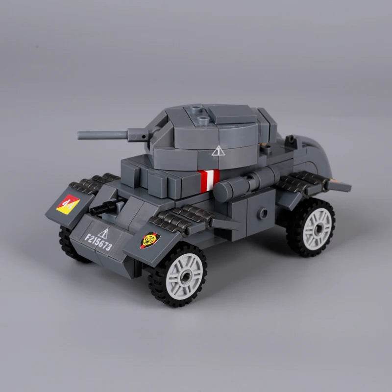 WW2 US Main Battle Tank M26 M12 Bricks Toys Boys Gift - ToylandEU