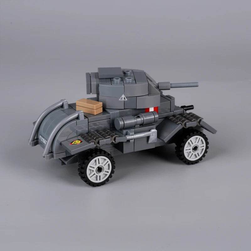 WW2 US Main Battle Tank M26 M12 Bricks Toys Boys Gift - ToylandEU