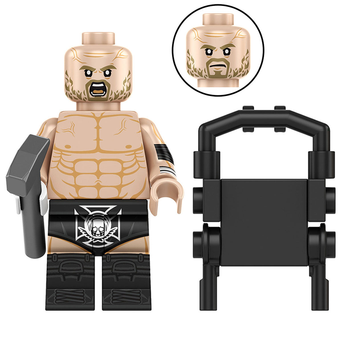 WWE Triple H Minifigure | LEGO Compatible | Toylandeu™