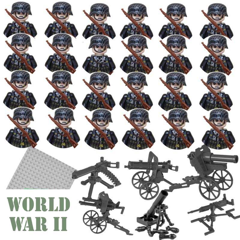 WWII German Minifigures | LEGO Compatible 24-Pack | Toylandeu™