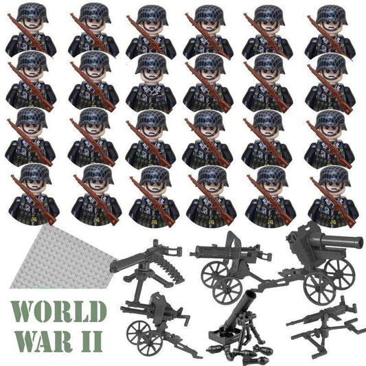 WWII German Minifigures | LEGO Compatible 24-Pack | Toylandeu™