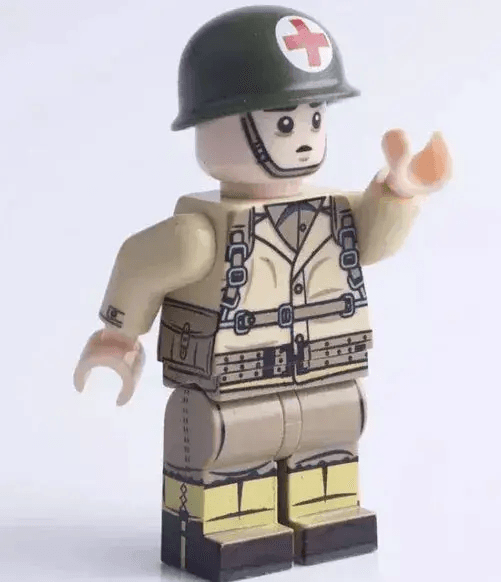  WWII Medic Minifigure Collectible For Display Custom -  ToylandEU™