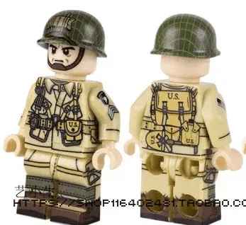  WWII Soldier Minifigure ABS Plastic Collectible -  ToylandEU™