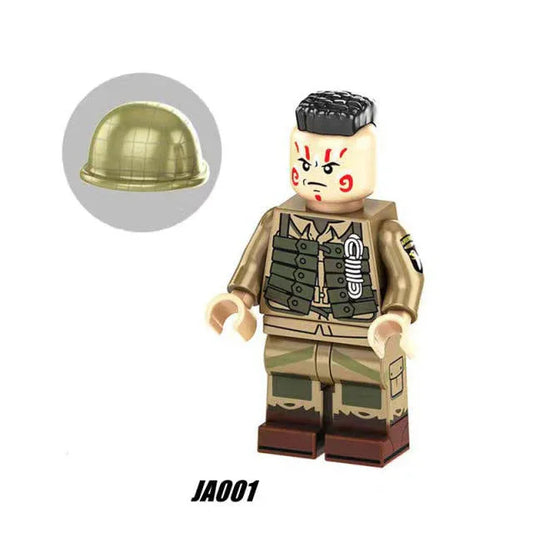 World War II Soldier Figure ABS Plastic Collectible Toy For Display And Bricks Compatibility - ToylandEU