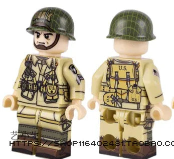 WWII Soldier Figure, ABS Plastic, Collectible Display Figure, Custom Made Detailing - ToylandEU