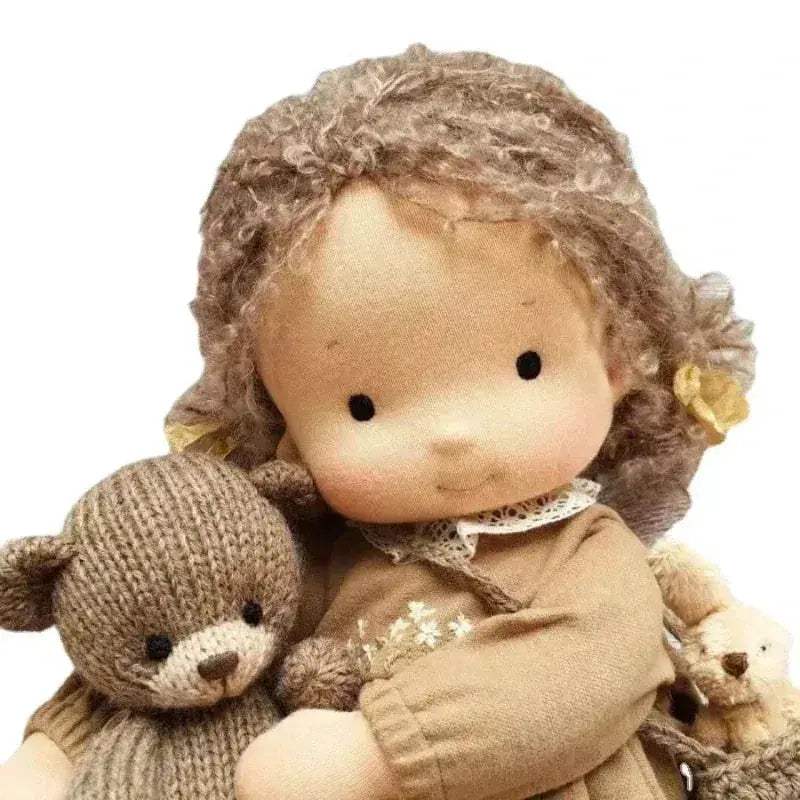 Waldorf Doll Handmade Dress Up Toy For Kids Soft Comfort - ToylandEU