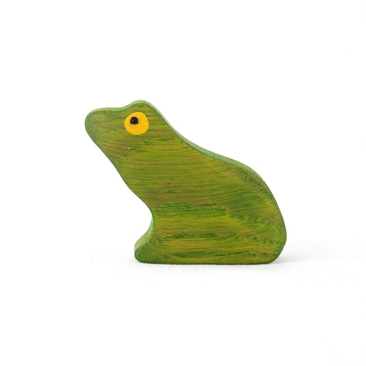 Waldorf Wooden Frog Toy Handcrafted For Imaginative Play - ToylandEU