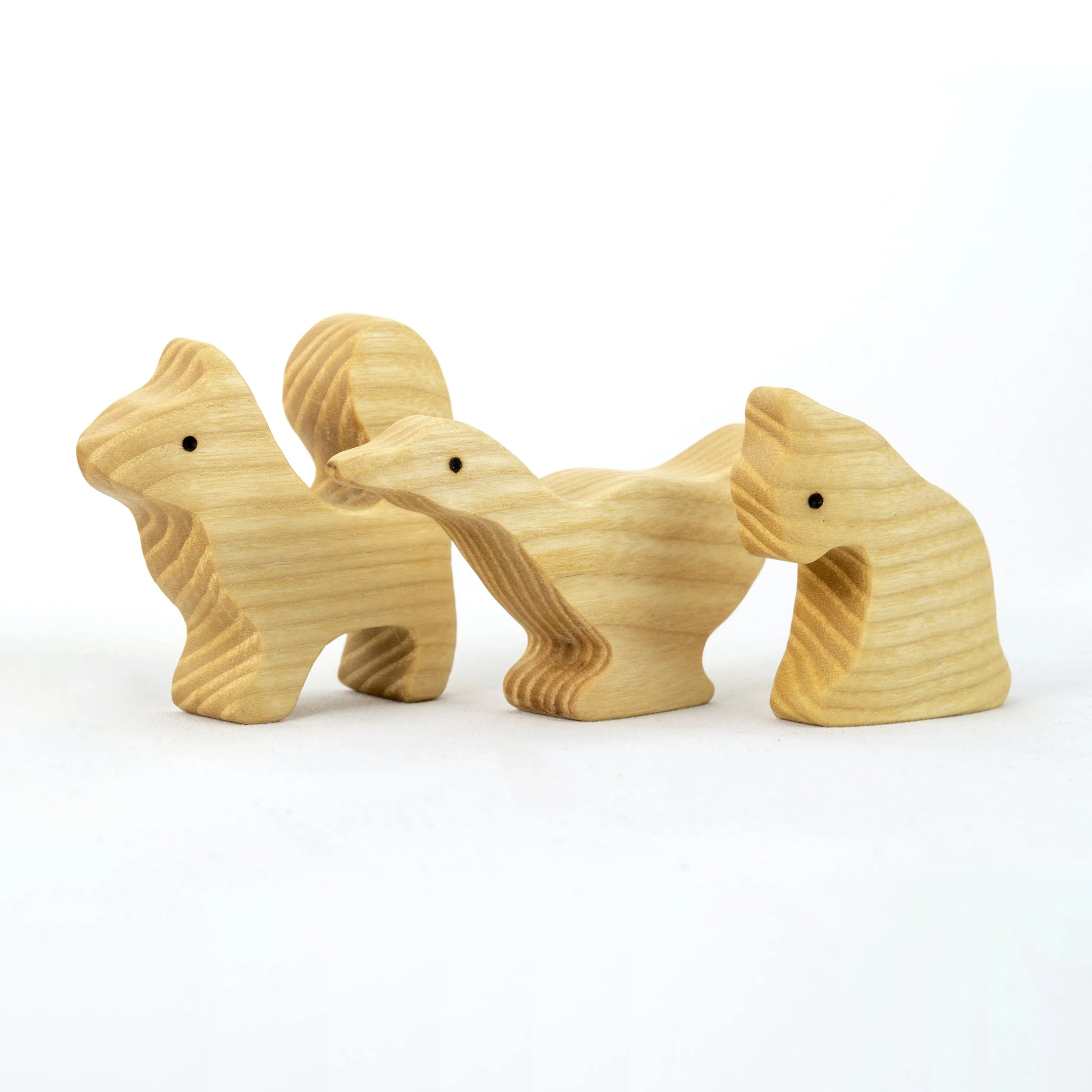 Waldorf Wooden Farm Animals Set For Creative Imaginative Play - ToylandEU