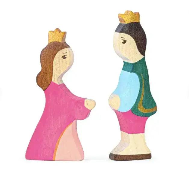  Waldorf Wooden Prince and Princess Figures Handcrafted -  ToylandEU™