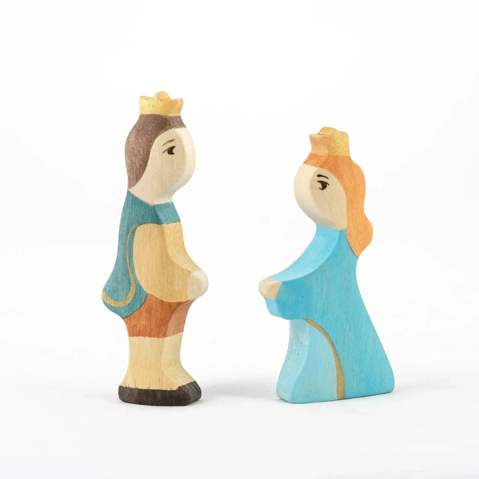  Waldorf Wooden Prince and Princess Figures Handcrafted -  ToylandEU™