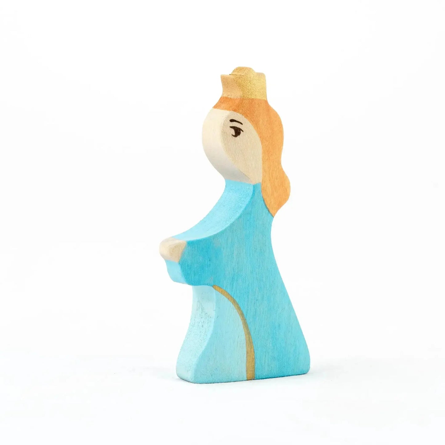 Waldorf Wooden Prince and Princess Figures Handcrafted for Imaginative Play - ToylandEU