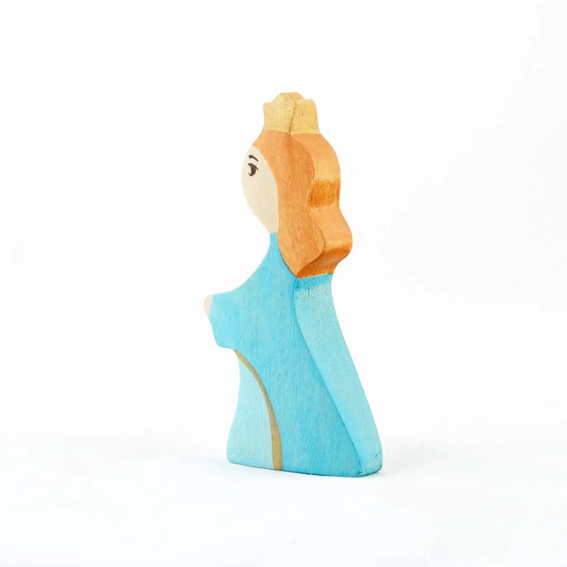 Waldorf Wooden Prince and Princess Figures Handcrafted for Imaginative Play - ToylandEU