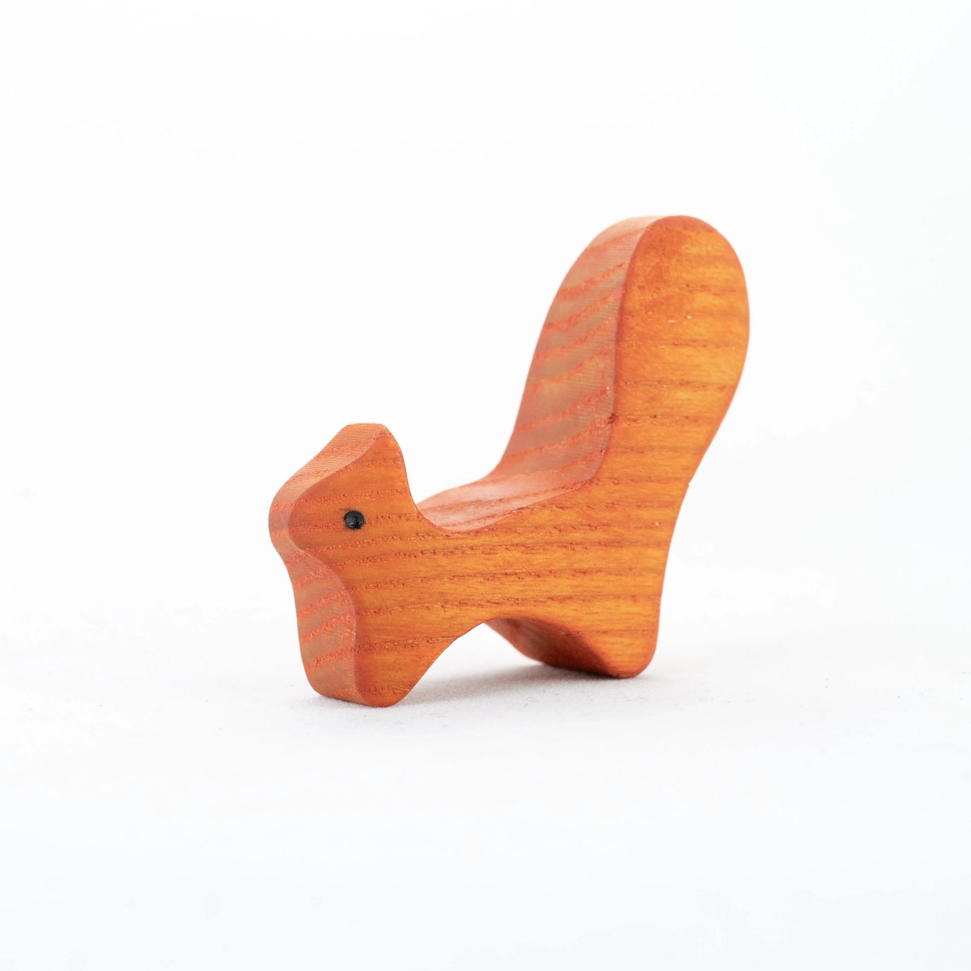 Waldorf Wooden Squirrel Figurine Hand Painted Educational Toy - ToylandEU