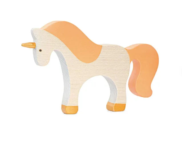 Handmade Wooden Unicorn Toy With Smooth Finish And Safe Paint - ToylandEU