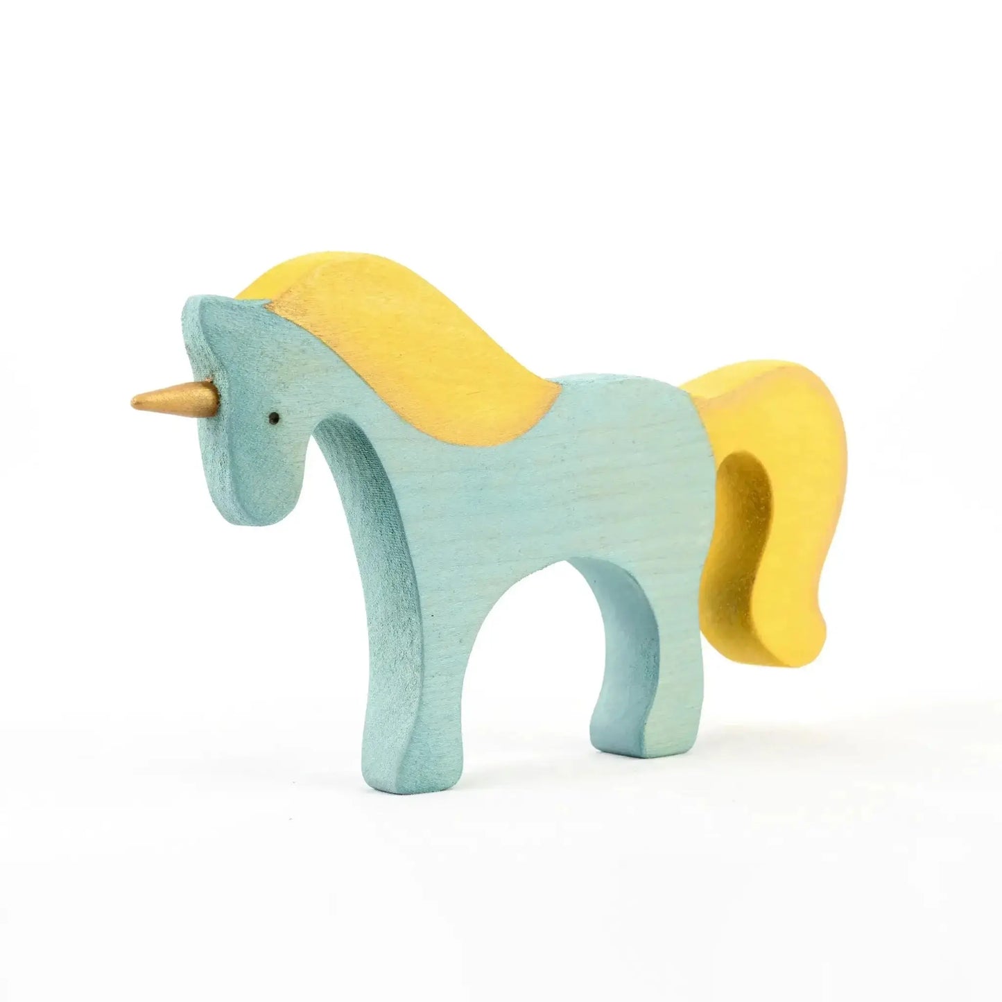 Handmade Wooden Unicorn Toy With Safe Water Based Paint - ToylandEU