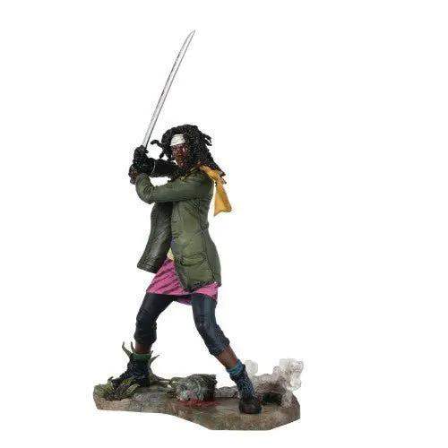 Walking Dead Gallery Michonne PVC 10-Inch Diorama - ToyShnip