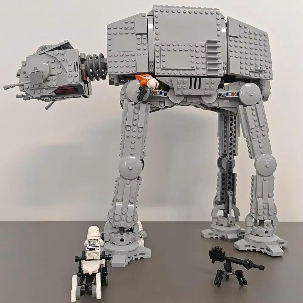 Walking Tank Model | Gray Plastic Build | Toylandeu™