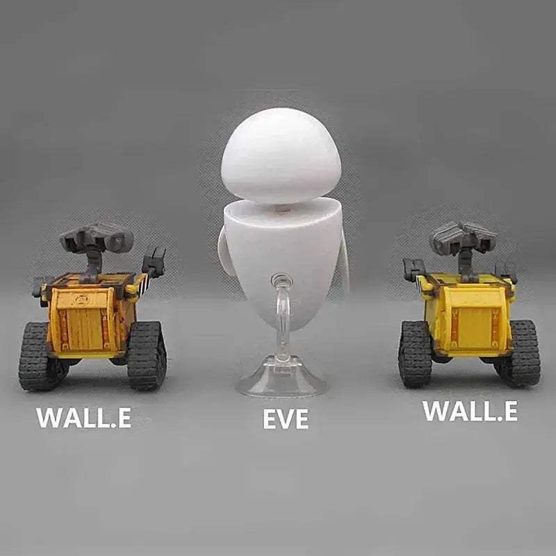 Wall-E Eve Durable PVC Action Figures Collection Gift 6cm 10cm - ToylandEU