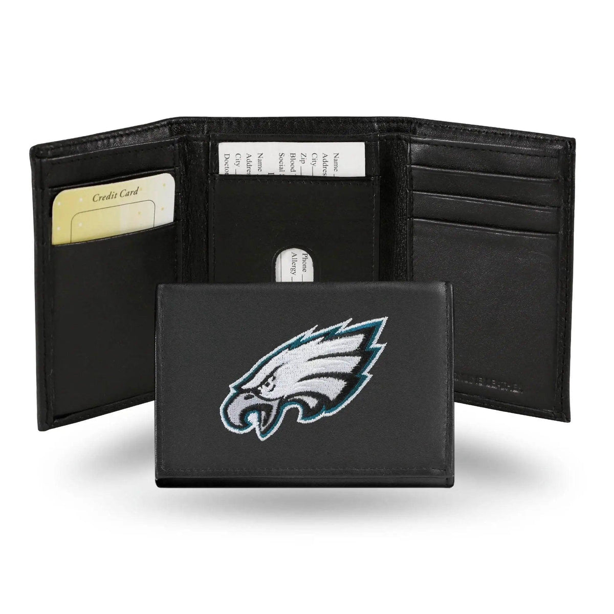  Philadelphia Eagles Wallet Trifold Leather Embroidered -  ToylandEU™