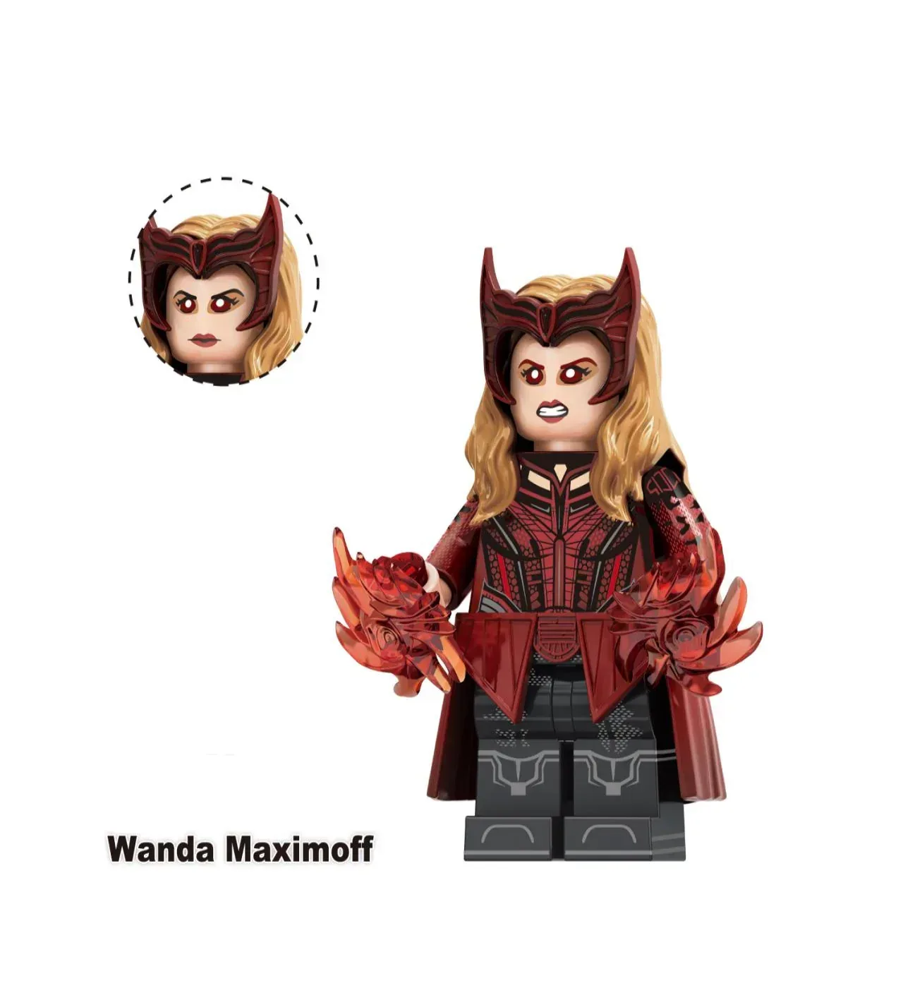 Wanda (Scarlet Witch) Custom Minifigure ToylandEU