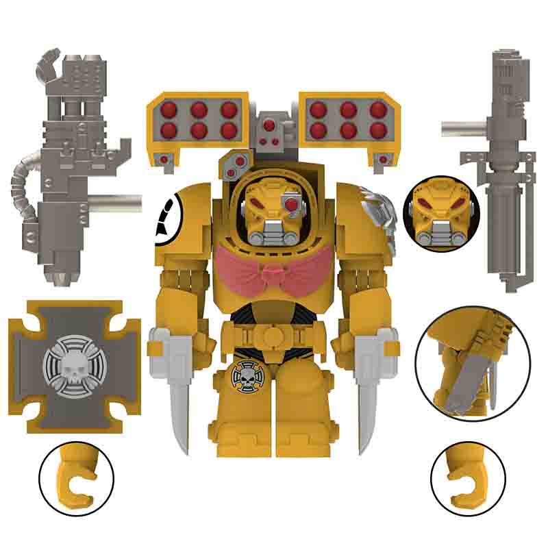 Warhammer Minifigure | Lego Compatible Imperial Fists | Toylandeu™