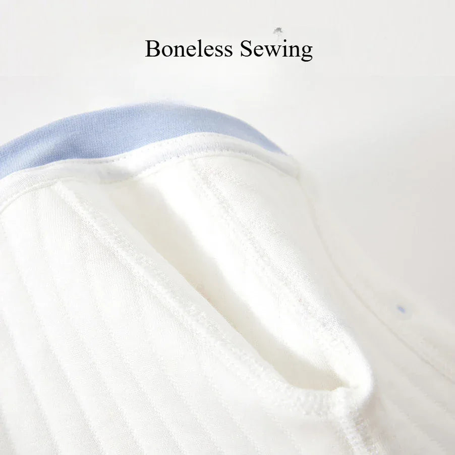 Warm 100 Percent Cotton Baby Jumpsuit With Bear Print Unisex 0 To 12M - ToylandEU