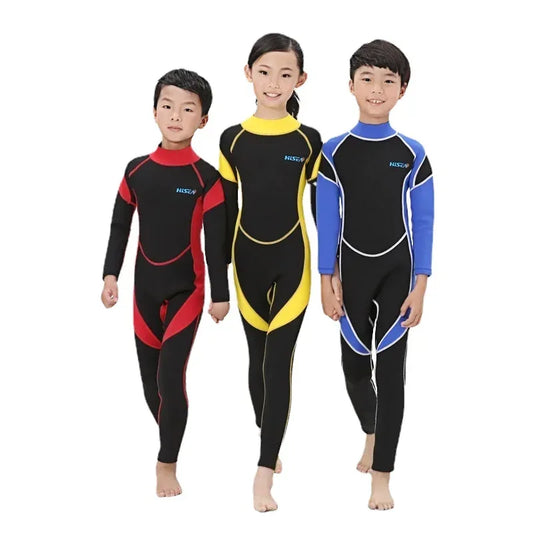 Warm 3mm Neoprene Kids Wetsuit For Swimming And Surfing - ToylandEU